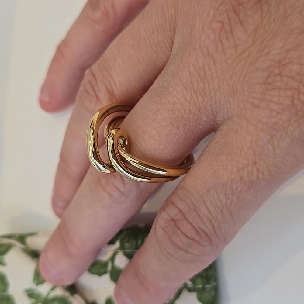 Sezane Julia Braided Ring, Vguc, French Chic, Size Small
